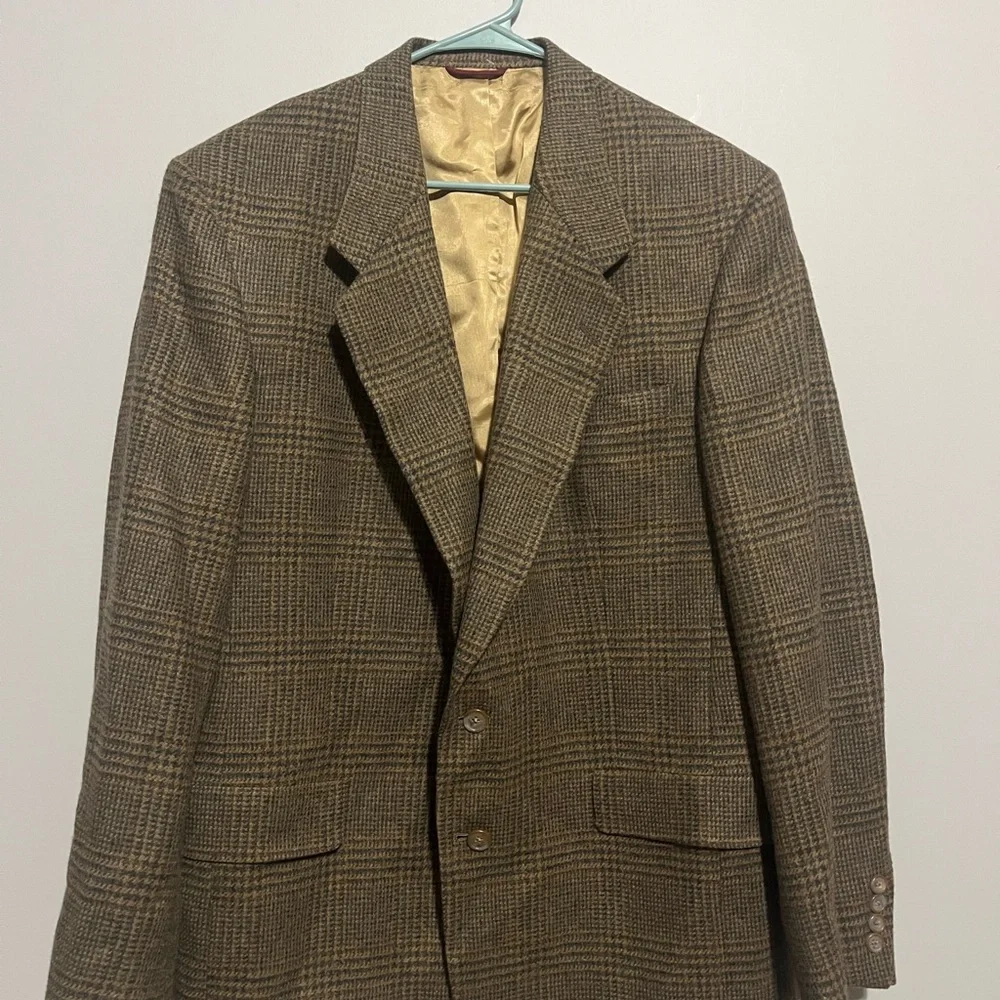 Hart Schaffner Marx Brown Sport‎ Coat Classic Tailored Design